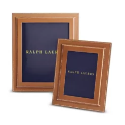 Buy 😉 Ralph Lauren Brennan Leather Frame, 8" X 10" Saddle 💯