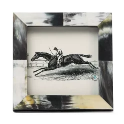 Best reviews of ⌛ Pigeon & Poodle Essen Horn Frame, 5 X 5" Dark 💯