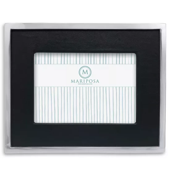 Best deal ๐คฉ Mariposa Leather With Metal Border Frame, 5" X 7" Black ๐ 1 Best deal ๐คฉ Mariposa Leather With Metal Border Frame, 5" X 7" Black ๐