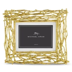 Best deal 🤩 Michael Aram Gold-Tone Twig Frame, 7" X 5" 🌟