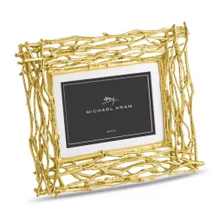 Best deal 🤩 Michael Aram Gold-Tone Twig Frame, 7" X 5" 🌟 -Outlet Frame Store unnamed file 1180