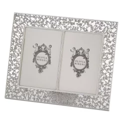 Outlet 🌟 Olivia Riegel Silver Isadora Double Frame, 4" X 6" ⭐