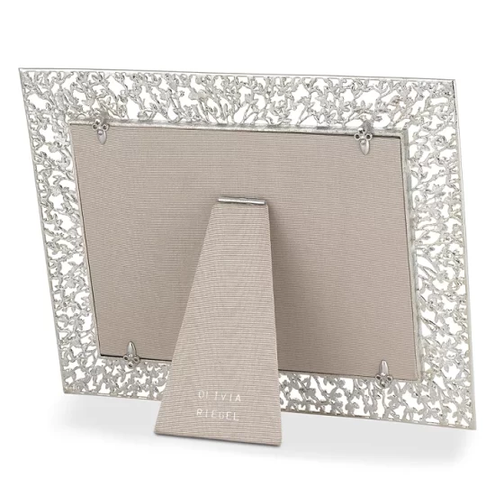 Outlet ๐ Olivia Riegel Silver Isadora Double Frame, 4" X 6" โญ 2 Outlet ๐ Olivia Riegel Silver Isadora Double Frame, 4" X 6" โญ - Image 2