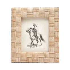 Brand new 🎉 Pigeon & Poodle Grasse Natural Woven Rattan Frame, 8" X 10" 🥰