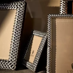 Best Pirce 🔥 L'Objet Platinum Braid Frames 😉 -Outlet Frame Store unnamed file 1226