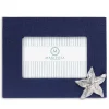 Cheap ⌛ Mariposa Navy Blue Linen With Starfish Frame, 4" X 6" 🔔