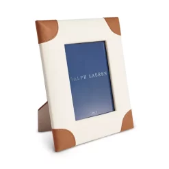 Best Sale 🤩 Ralph Lauren Ryan Frame, 8" X 10" Cream/saddle ✔️