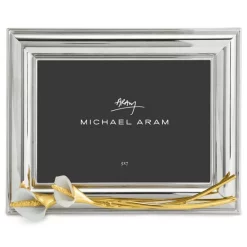Promo 👍 Michael Aram Calla Lily Frame, 5" X 7" Silver 🔔