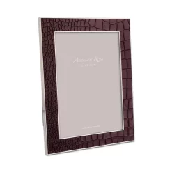 Discount 🌟 Addison Ross Faux Croc Picture Frame, 4" X 6" Mocha 👍 -Outlet Frame Store unnamed file 1392