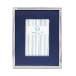 Wholesale 👏 Mariposa Leather With Metal Border Frame, 4" X 6" Black 🔔 -Outlet Frame Store unnamed file 1450