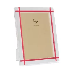 Best deal 👏 Tizo Contrast Inlay Lucite Frame, 4" X 6" Clear/light Blue 🎁