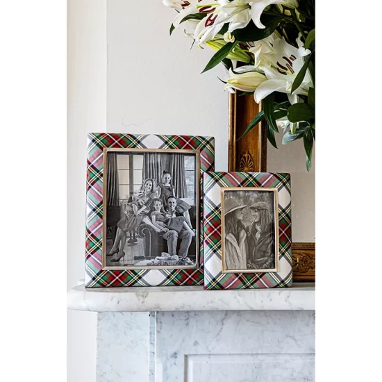 Cheap ❤️ Juliska Stewart Tartan Frame, 8" X 10" Medium Green ❤️ 4 Cheap ❤️ Juliska Stewart Tartan Frame, 8" X 10" Medium Green ❤️ - Image 4