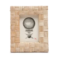 Best deal 🎉 Pigeon & Poodle Grasse Natural Woven Rattan Frame, 5" X 7" 👍