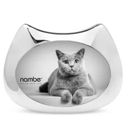 Best Pirce ✔️ Nambé Cat Picture Frame, 3" X 5" Silver 🌟