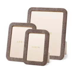Outlet 😉 AERIN Modern Shagreen Frame, 5" X 7" Chocolate 🔥 -Outlet Frame Store unnamed file 1652