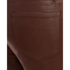 Buy ✔️ FRAME Le Sylvie High Rise 🧥 Coated Straight 👖 Jeans In Dark Chocolate ✔️ -Outlet Frame Store unnamed file 168