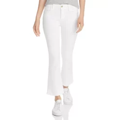 Coupon 💯 FRAME Le Crop Mini Boot 👖 Jeans In Blanc 😍