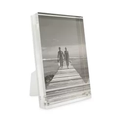 New 🥰 Tizo Lucite Easel Back 5" X 7" Picture Frame White 😉 -Outlet Frame Store unnamed file 1711