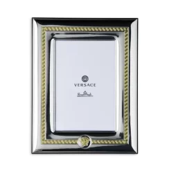 Budget 👏 Rosenthal Meets Versace Picture Frame, 4" X 6" Silver/gold ✨ -Outlet Frame Store unnamed file 1741
