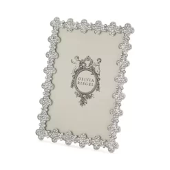 Buy ๐ Olivia Riegel Pavรฉ Clover 5" X 7" Frame Silver ๐ฏ