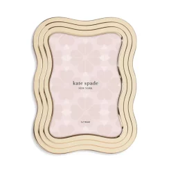 Promo ⭐ Kate Spade New York South Street Gold Wavy Frame, 5" X 7" 😀