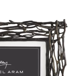 Deals 🧨 Michael Aram Oxidized Twig Frame, 7" X 5" Metal 🎁 -Outlet Frame Store unnamed file 1781
