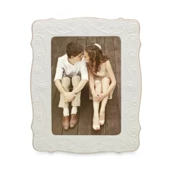 Discount 🌟 Lenox French Perle Picture Frame, 5" X 7" White 🥰
