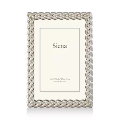 Cheapest ⌛ Siena Silver Braid Frame 🎁