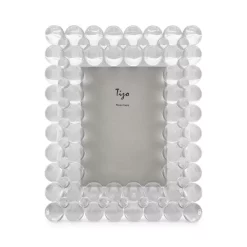 Best reviews of 😉 Tizo Clear Bubbles Crystal Glass 4" X 6" Picture Frame No Color ✨