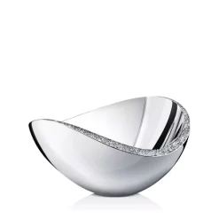 Outlet 🔥 Swarovski Minera Decorative Bowl, Medium Silver 👍