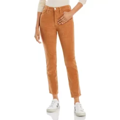 Best Sale ⌛ FRAME Le Sylvie High Rise Straight Corduroy 👖 Jeans In Latte 🤩