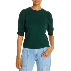 Cheap 🔔 FRAME Frankie Puff Sleeve Tee Americano 👏 -Outlet Frame Store unnamed file 2