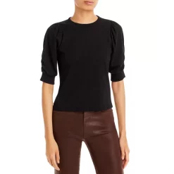 Cheap 🔔 FRAME Frankie Puff Sleeve Tee Americano 👏