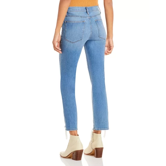 Best Sale 🤩 FRAME Le High Rise Straight Ankle 👖 Jeans In Laskey Rips 🎁 2 Best Sale 🤩 FRAME Le High Rise Straight Ankle 👖 Jeans In Laskey Rips 🎁 - Image 2