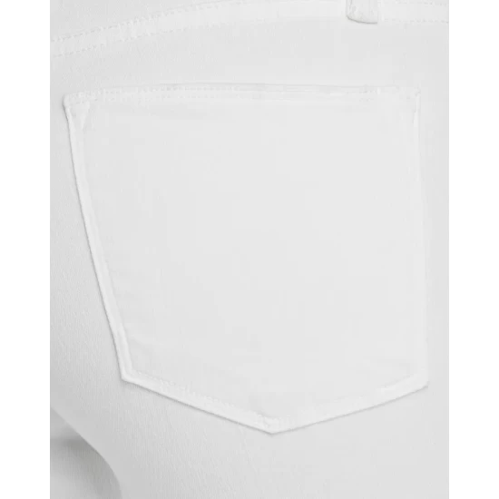 Best Sale 🥰 FRAME Le High High Rise Ankle Straight-Leg 👖 Jeans In Blanc 😍 4 Best Sale 🥰 FRAME Le High High Rise Ankle Straight-Leg 👖 Jeans In Blanc 😍 - Image 4