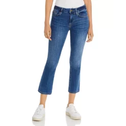 Top 10 🧨 FRAME Le Crop High Rise Cropped Bootcut 👖 Jeans In Poe 🎁