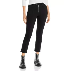 Cheapest ❤️ FRAME Le Super High Rise Straight Leg Cropped 👖 Jeans In Film Noir 😉