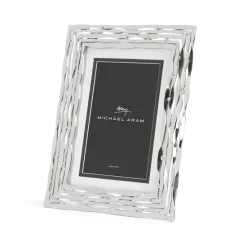 Buy 😉 Michael Aram Mirage Convertible Picture Frame Silver 🎉 -Outlet Frame Store unnamed file 364