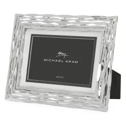 Buy 😉 Michael Aram Mirage Convertible Picture Frame Silver 🎉 -Outlet Frame Store unnamed file 365