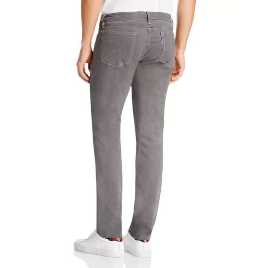 Hot Sale ⌛ FRAME L'Homme Slim Brushed Twill Pants Steel Gray 😉 2 Hot Sale ⌛ FRAME L'Homme Slim Brushed Twill Pants Steel Gray 😉 - Image 2