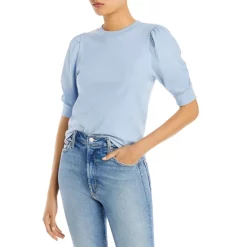 Cheap 🔔 FRAME Frankie Puff Sleeve Tee Americano 👏 -Outlet Frame Store unnamed file 4