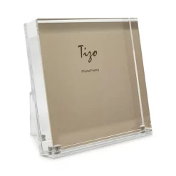 Wholesale 🔔 Tizo Lucite Easel Back 4" X 4" Picture Frame Clear 🌟