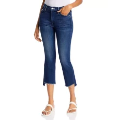 Buy ❤️ MOTHER The Insider High Rise Crop Step Fray Bootcut 👖 Jeans Fairest Of Them All 😍 -Outlet Frame Store unnamed file 46