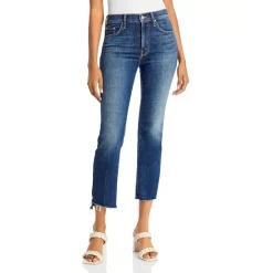 Buy ❤️ MOTHER The Insider High Rise Crop Step Fray Bootcut 👖 Jeans Fairest Of Them All 😍 -Outlet Frame Store unnamed file 47