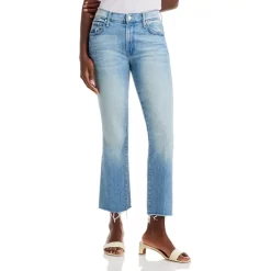 Buy ❤️ MOTHER The Insider High Rise Crop Step Fray Bootcut 👖 Jeans Fairest Of Them All 😍 -Outlet Frame Store unnamed file 49