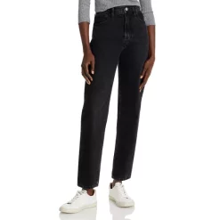 Cheapest 🔔 FRAME Le High N Tight Cotton High Rise Straight Leg 👖 Jeans In Inkwell 🔥