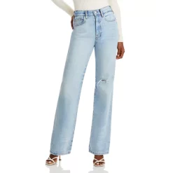Brand new 🔔 FRAME Le Jane Distressed High Rise Straight Leg 👖 Jeans In Winslow 🔔