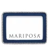New 🛒 Mariposa Beaded 4" X 6" Frame Blue 👍