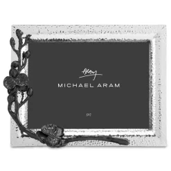 Deals ❤️ Michael Aram Black Orchid Frame, 5" X 7" Black Nickelplate ⌛