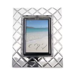 Coupon ⭐ Rogaska Criss Cross 5" X 7" Picture Frame No Color 💯